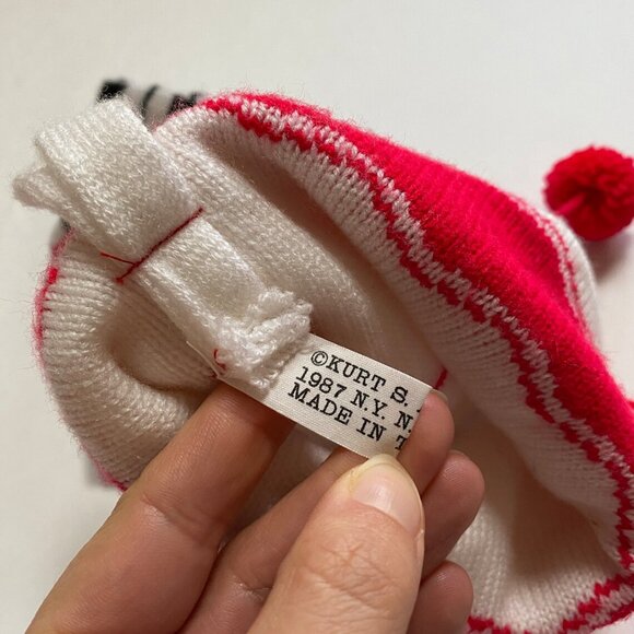 Play it Again Santa Christmas Stocking Piano Keys Kurt S Adler 1987 - Picture 5 of 6